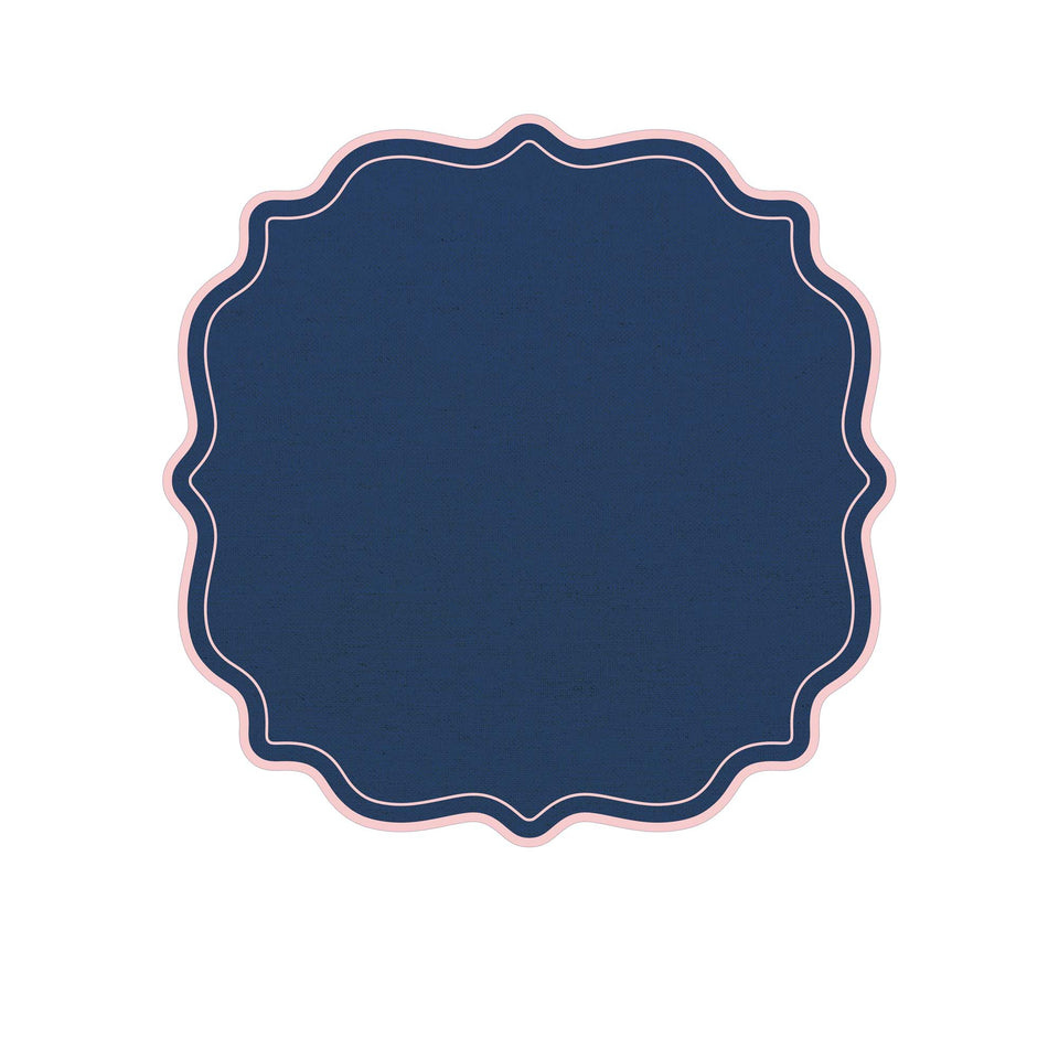 Placemat scalloped frames