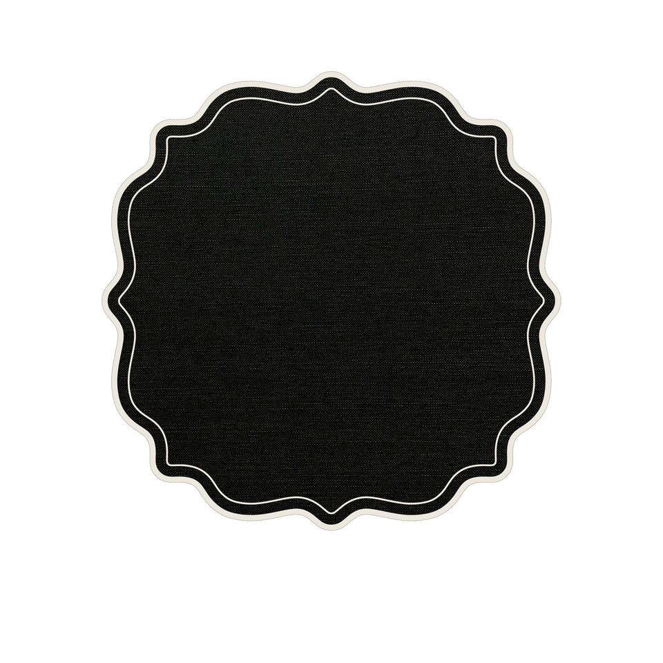 Placemat scalloped frames