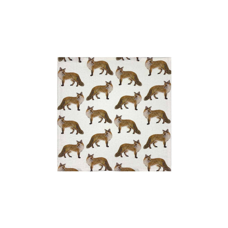 Tovaglioli Di Carta 33x33 Cm – 3 Strati Con Volpe Invernale – 20 Pezzi